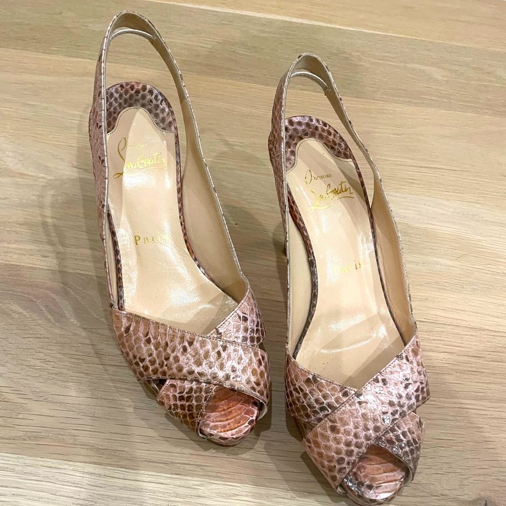 Christian Louboutin Python 36.5